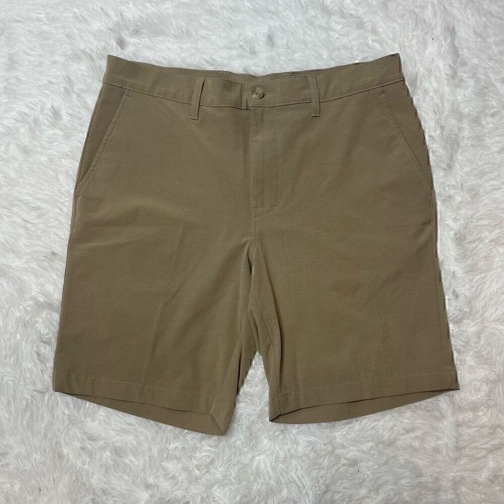 Callaway Mens Shorts Active Waist Performance Tan Golf Size 34 Stretch